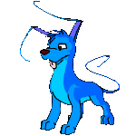 This is the gelert that Bengali got for his birthday from Frick. His name is Benneika and he basically doesn't do much of anything right now except sit around and look pretty...