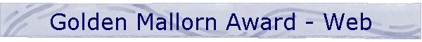 Golden Mallorn Award - Web